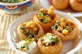 Spicy Indian panipuri street food at Local Takeaway in Sydney